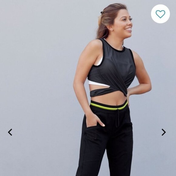 Fabletics Tie Up Mesh Tank - Picture 3 of 11